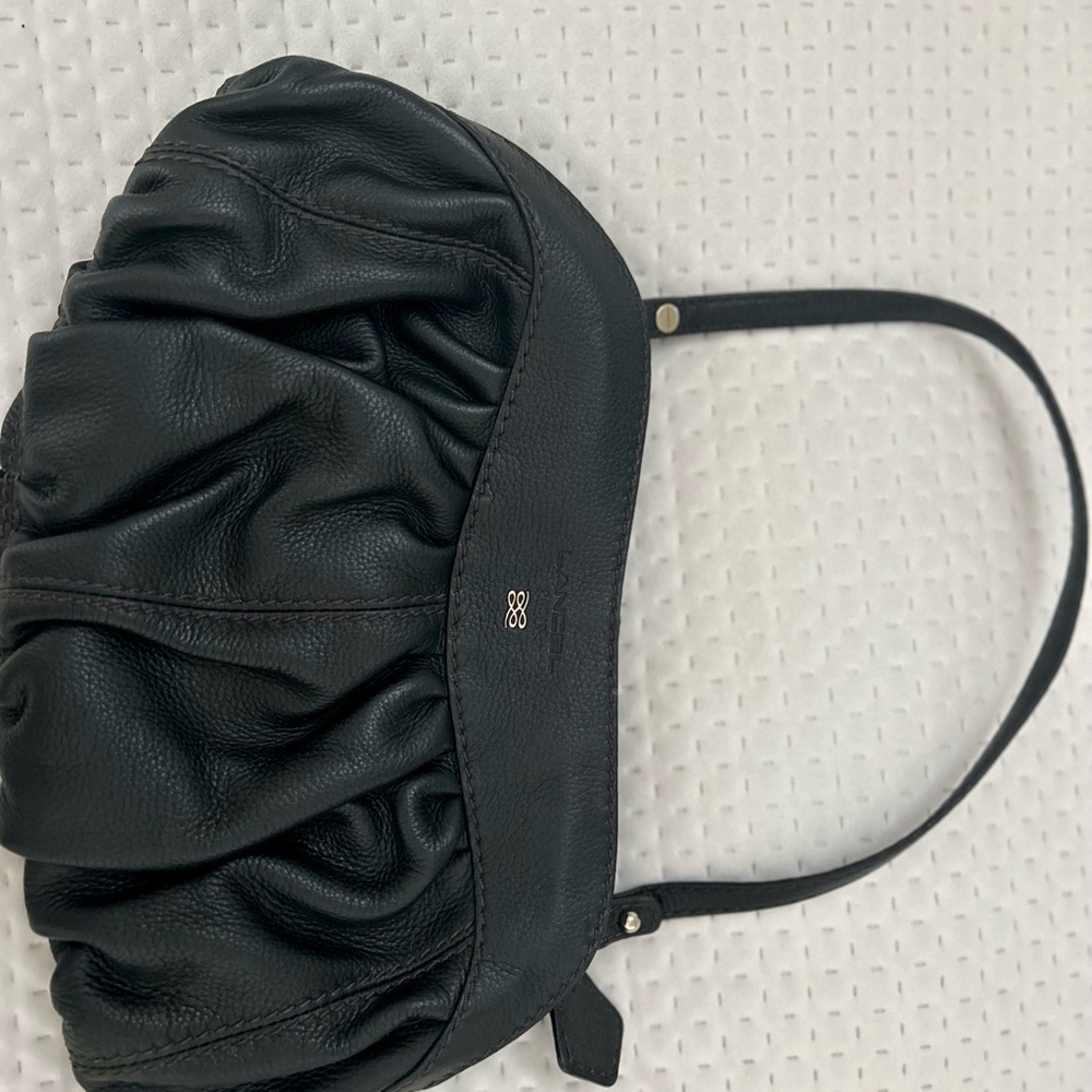 Lancel (Paris) black leather purse.